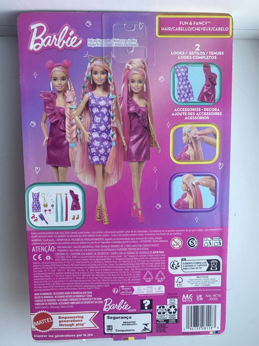 Barbie з пасмами волосся