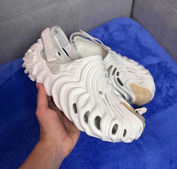 CROCS Pollex Clogs x Salehe Bembury White | білі крокси | белые кроксы