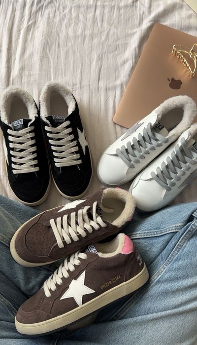 Golden goose зимові утеплені, голден гус на хутрі
