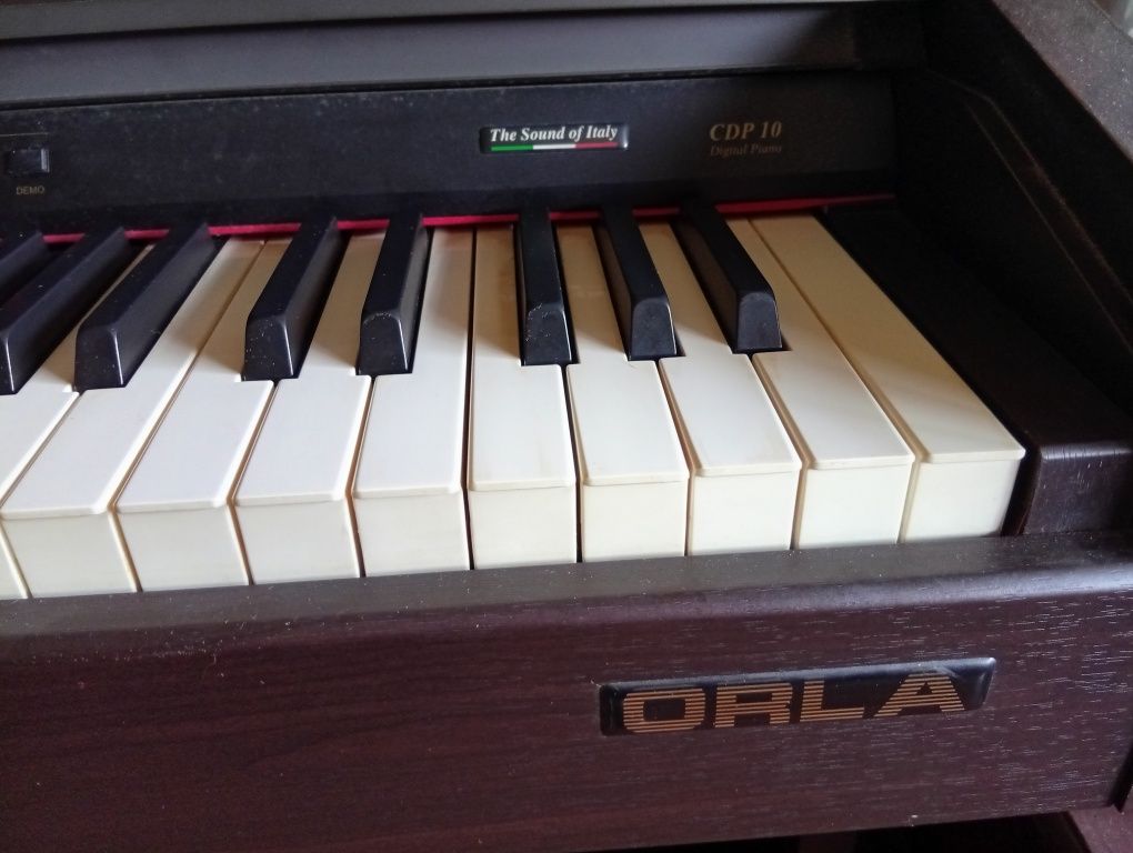 Vendo Piano Marca ORLA marca italiana+Banco+Almofada (Negociável)