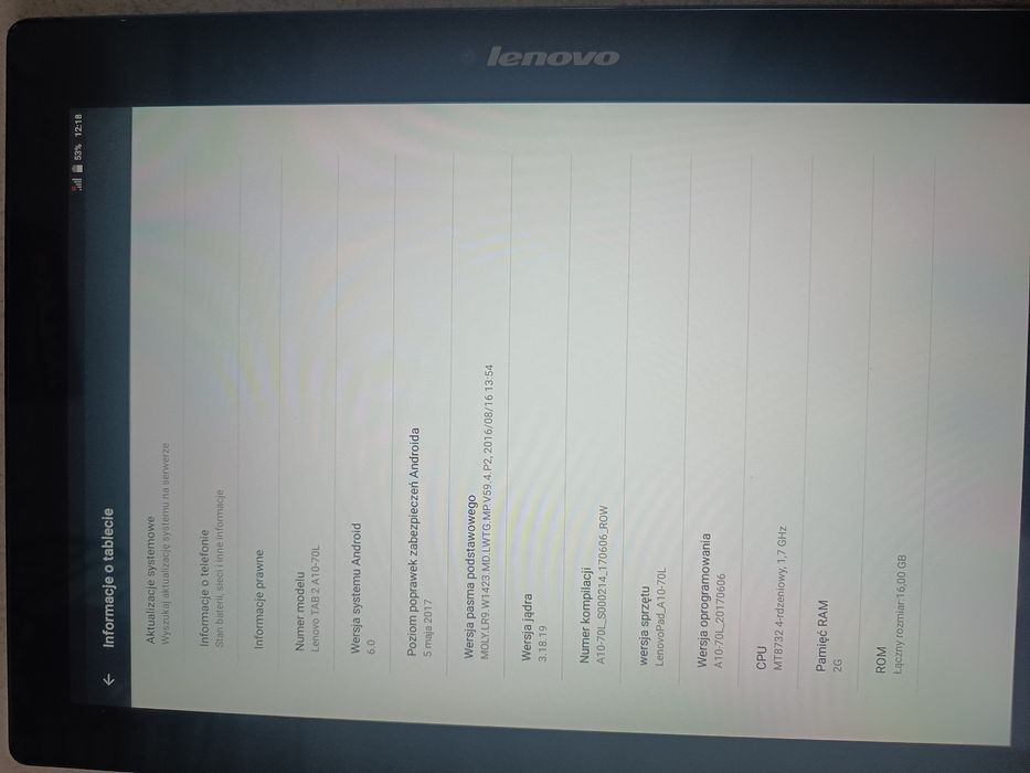 Lenovo Pad A10_70L