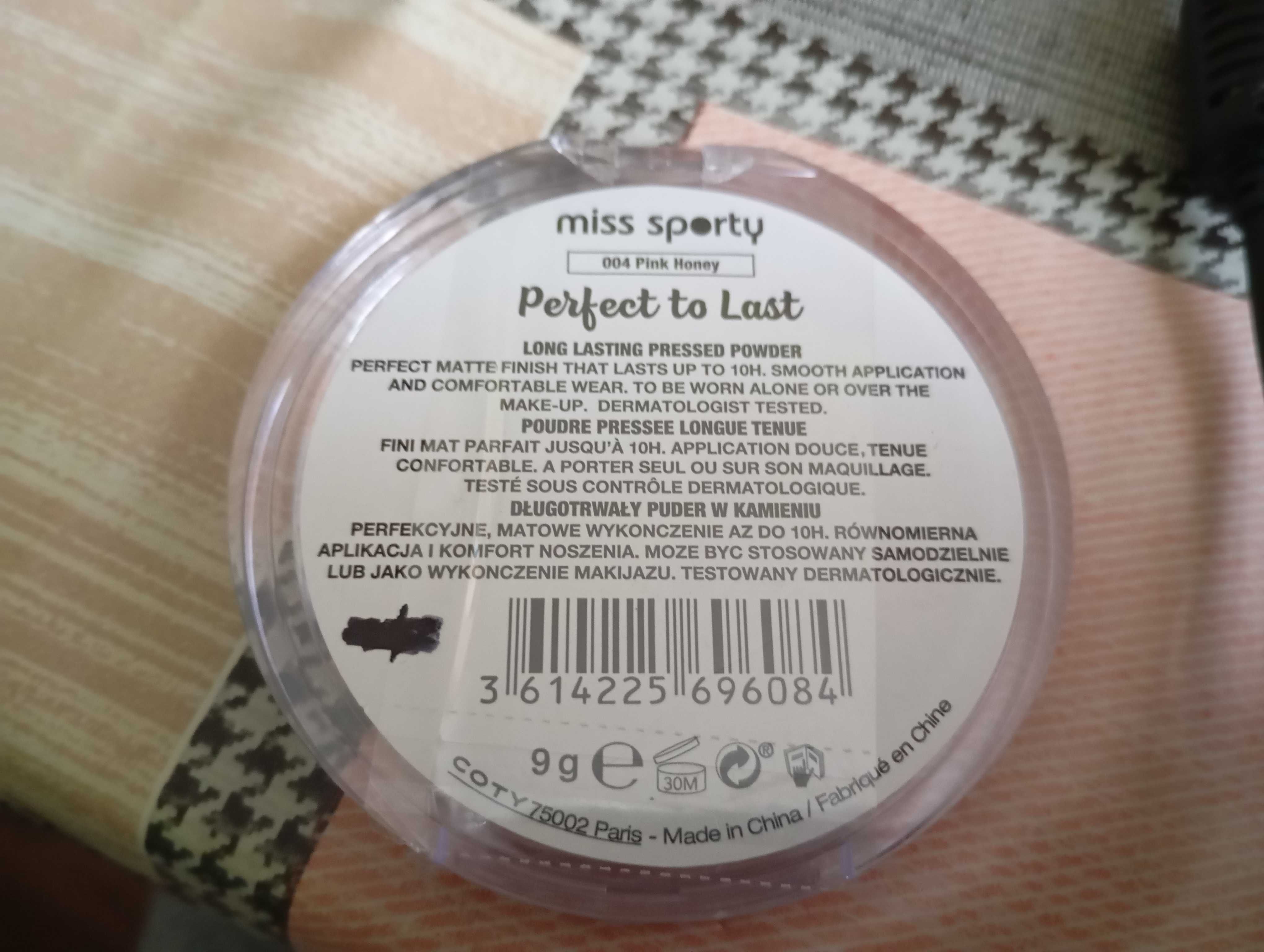 Miss Sporty Perfect To Last 10H  puder 004 Pink Honey
