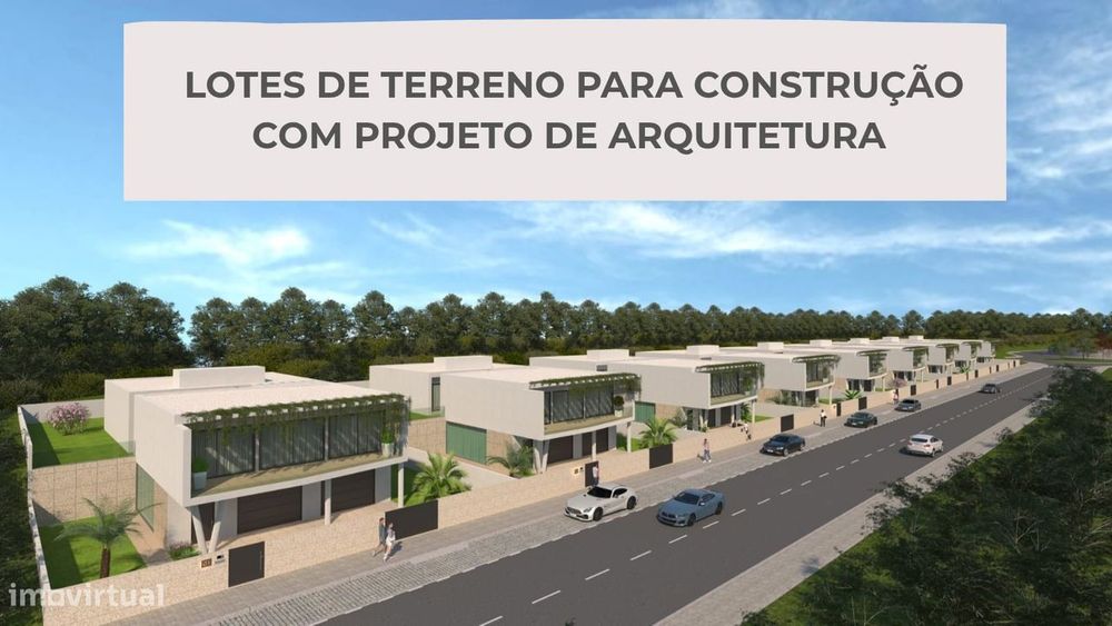 Lotes de Terreno para Construção c/ Projeto de Arquitetura