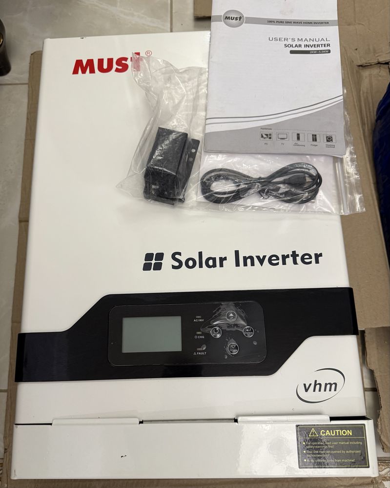Сонячний інвертор MUST MD: PV18-5048 + Батарея Li-ion 5.2 kwh