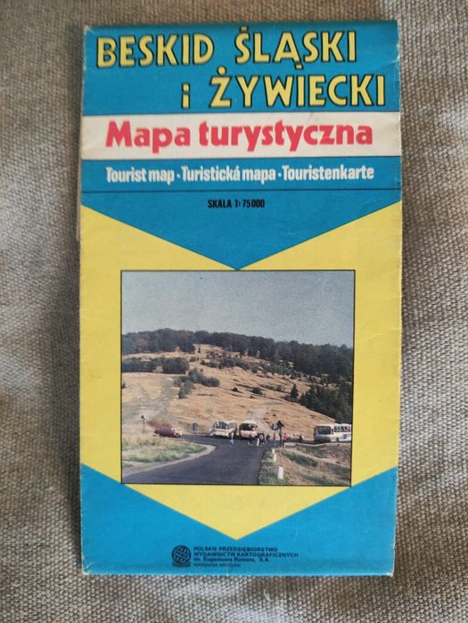 Beskid Śląski i Żywiecki mapa turystyczna