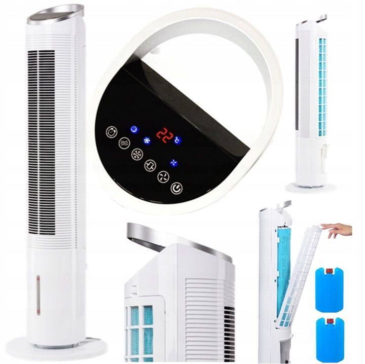 Wentylator Klimator Klimatyzer 60w Jonizacja Kolumnowy Smartfon Tuya W