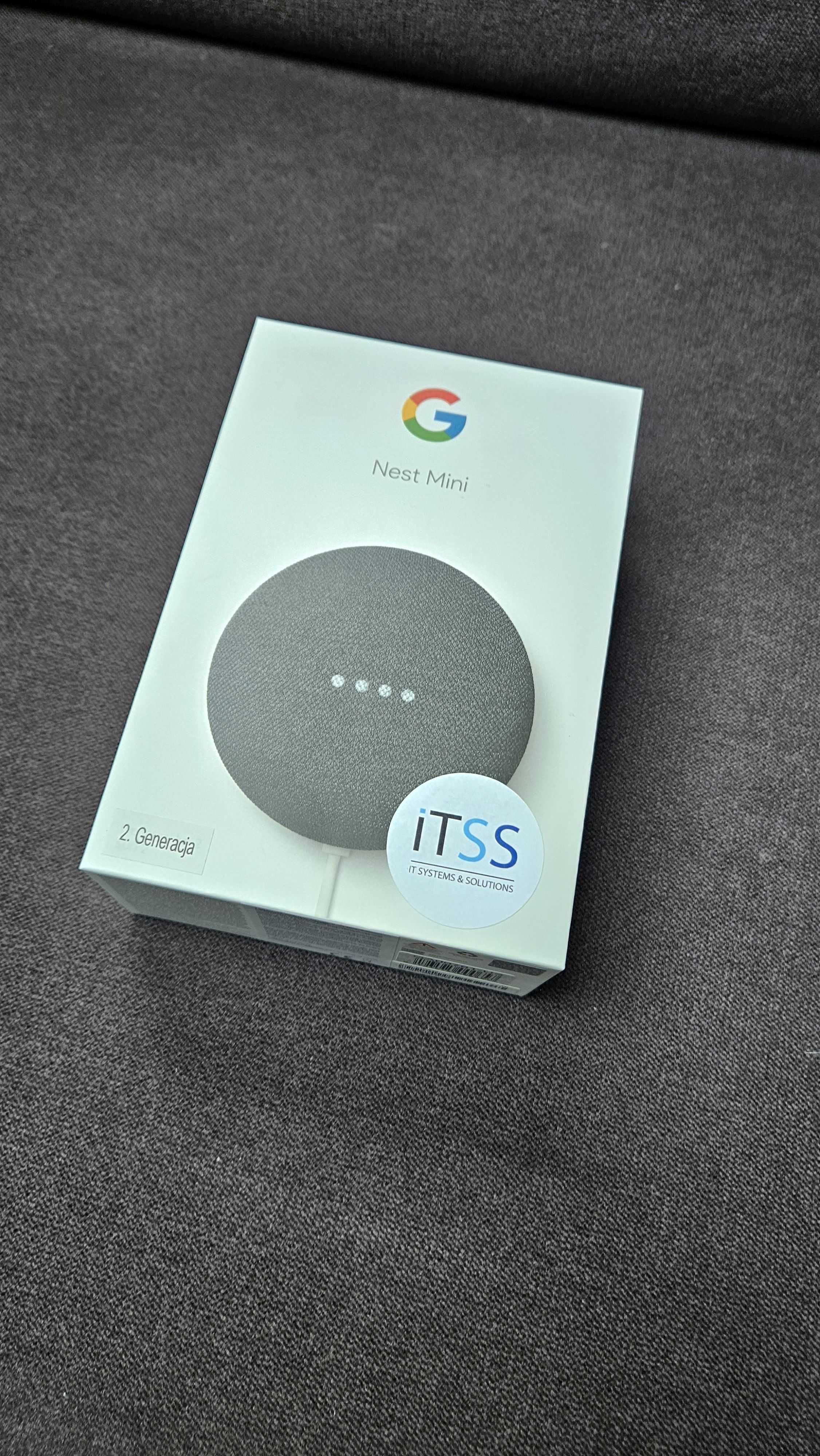 Głośnik przenośny Google Nest Mini czarny 15 W