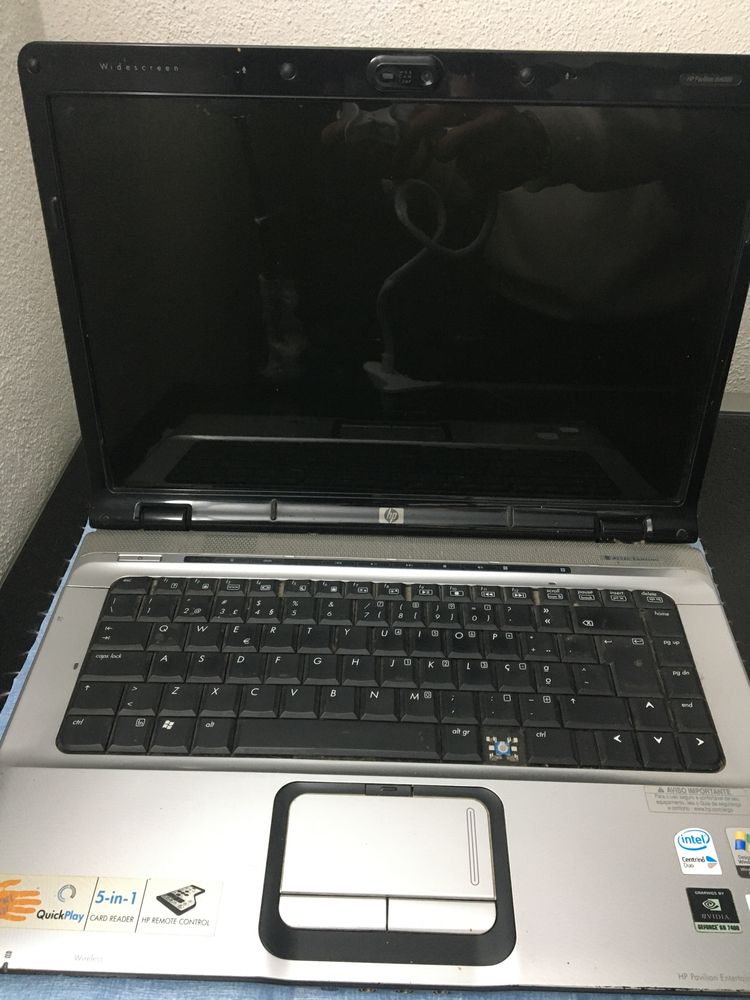 Portátil Hp dv6175ea só para peças