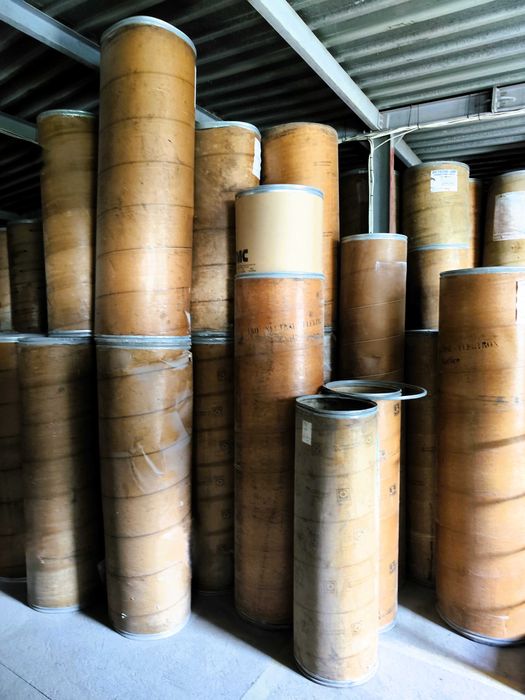 pojemniki /bębny  tekturowe  123 cm x 50 cm