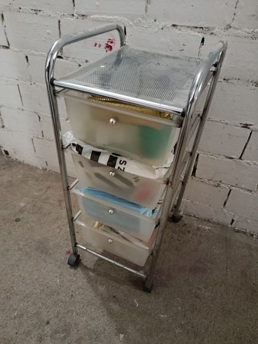 Szafka na kółkach, do łazienki , kuchni skrytki  z szufladami