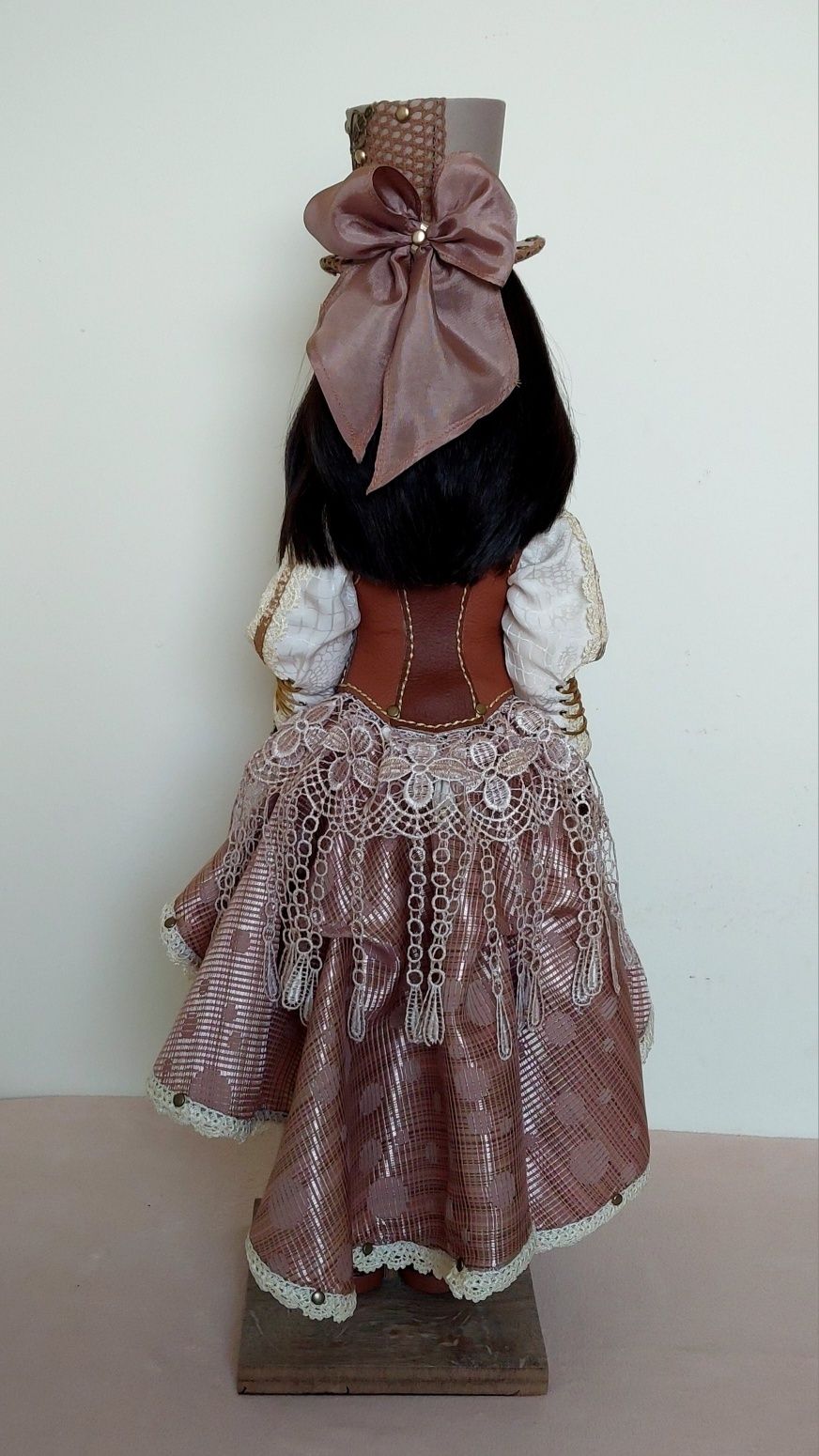 Steampunkowa Pani. Lalka tekstylna wykonana ręcznie.