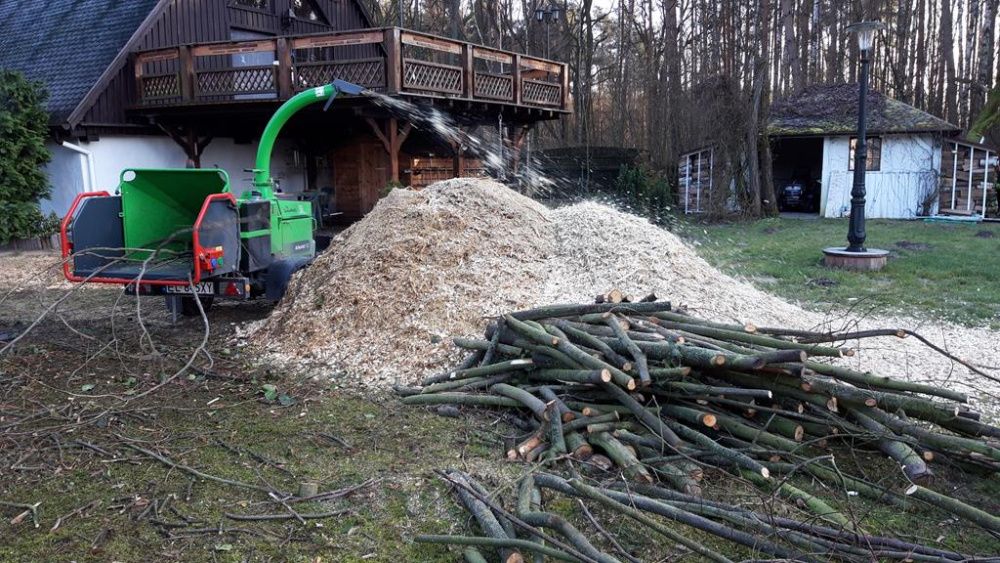 WYCINKA DRZEW frezowanie pni podnośnik koszowy 22m zwyżka rębak