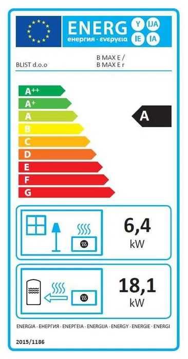 Piec kominek z płaszczem wodnym B MAX E 26kW