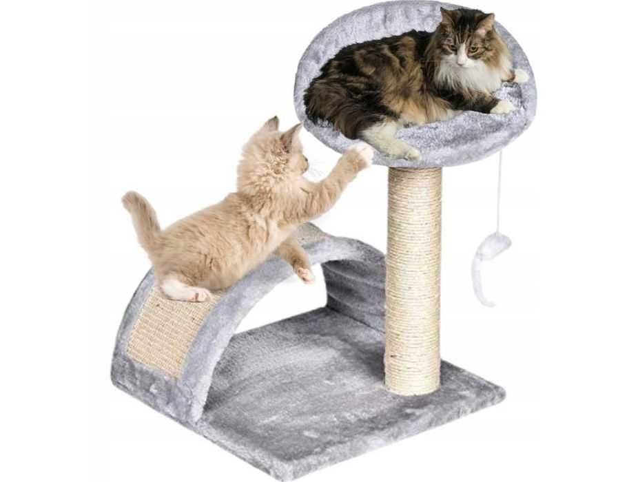 Drapak Kota Domek Legowisko + Zabawka