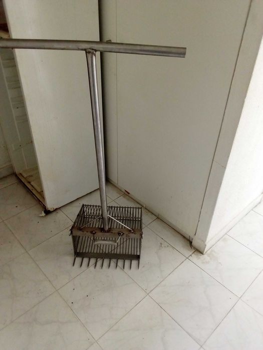 Gachourra arrasto manual pesca bivalves amêijo é Inox vender rápido