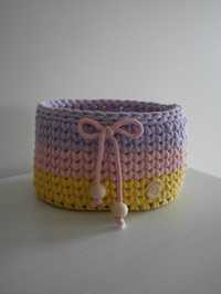 Koszyk pastelowy handmade