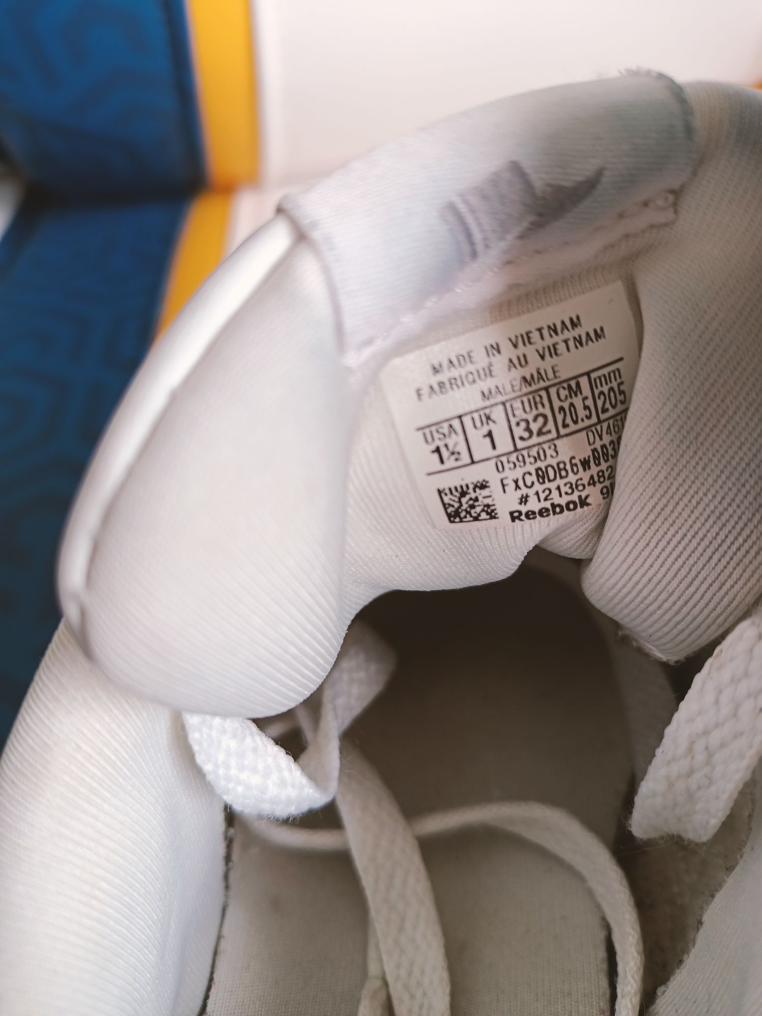 Rozm.32 REEBOK białe adidasy, buty sportowe wkł 20,5 cm