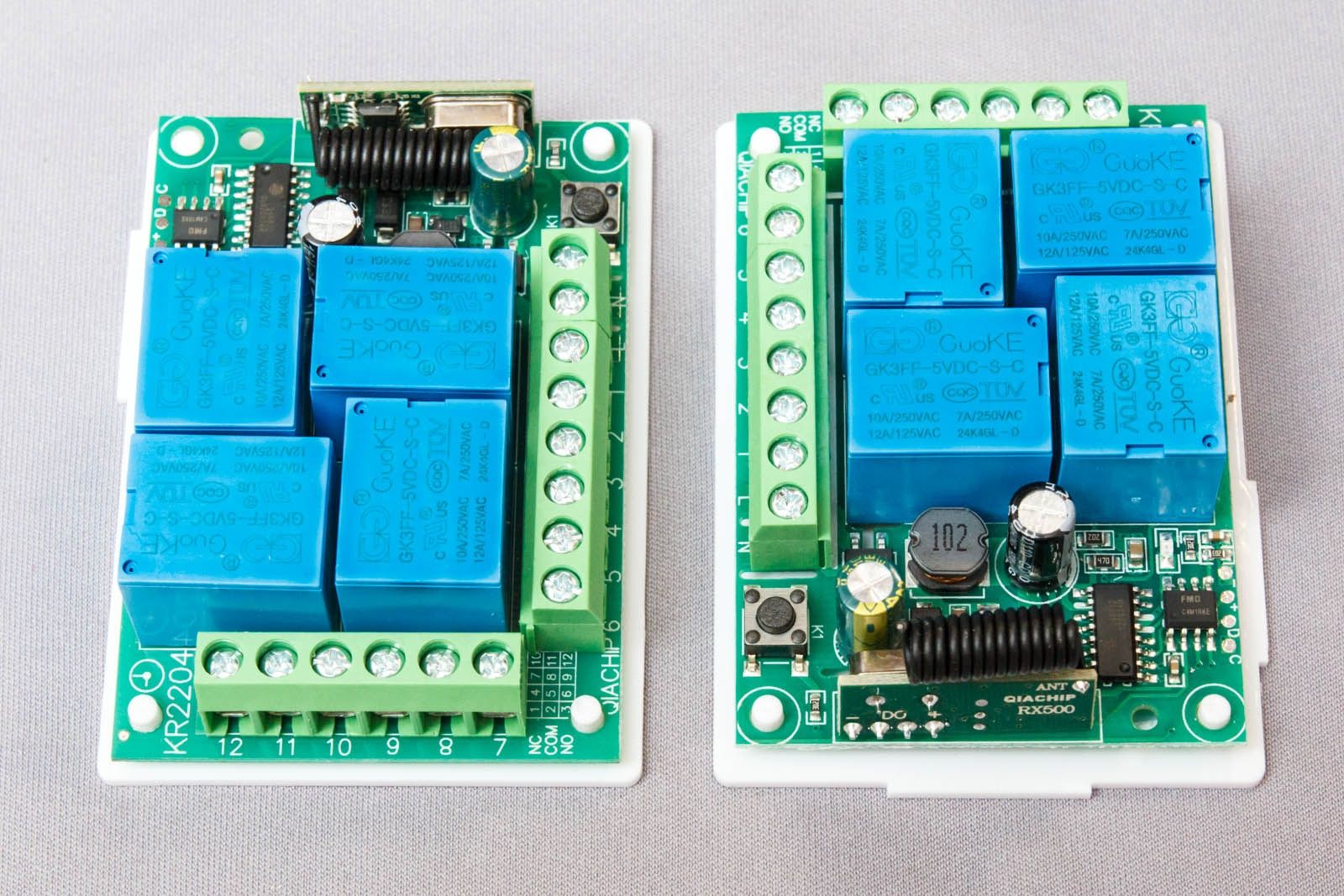 Радіореле дистанційний вимикач 4 канали AC85-265V