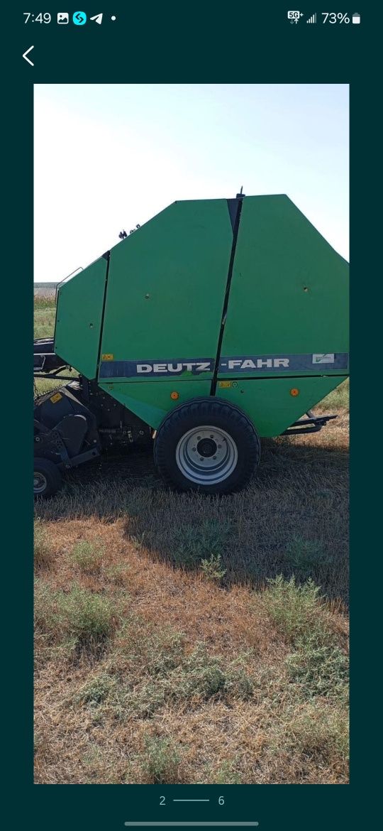 Рулонный пресс подборщик Deutz fahr rb3