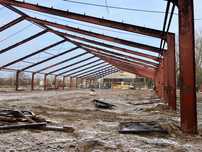 Konstrukcja stalowa wiata magazyn 30x80x4,5m   2400m2