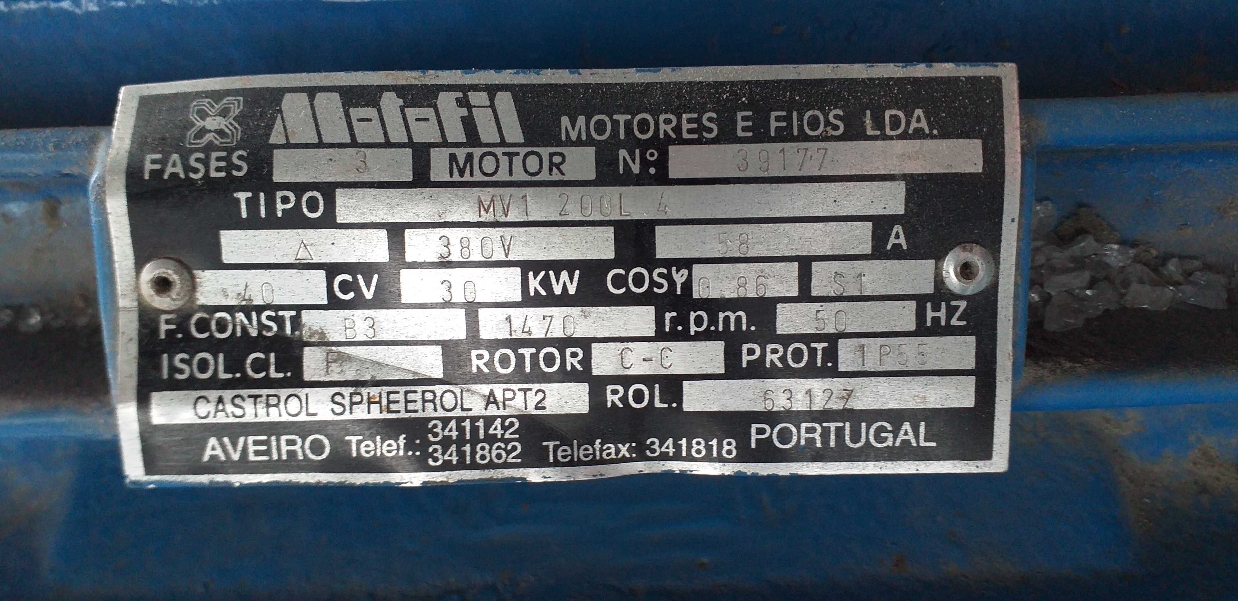Motor 40 cv novo