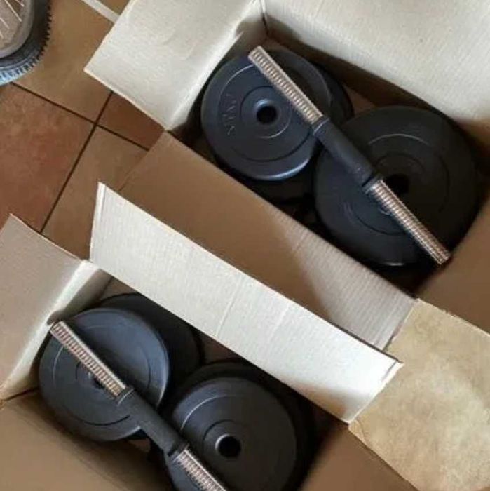 Гантели композитные наборные комплект 2шт по 11кг набор 22кг с дисками