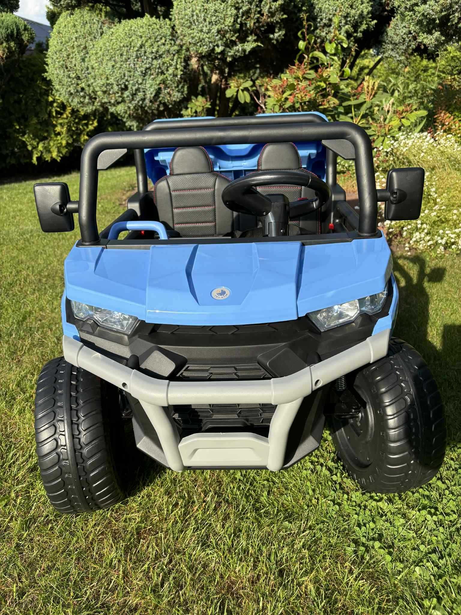 Dwuosobowe Auto na akumulator Wywrotka Pilot 4x4 Samochód dla 2 dzieci