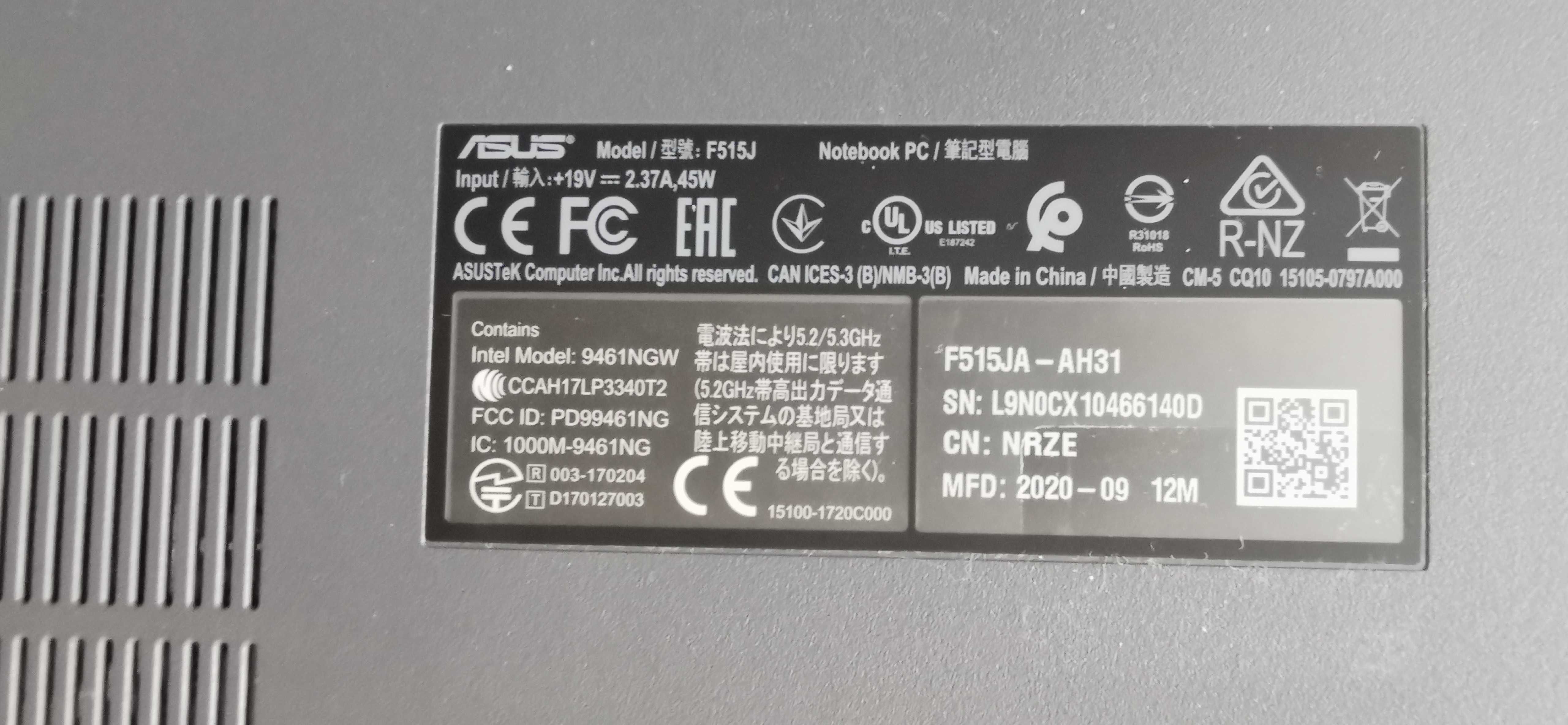 Okazja Laptop ASUS VIVOBOOK 15 F515J F515JA i3-1005G1 8GB 128 Win11
