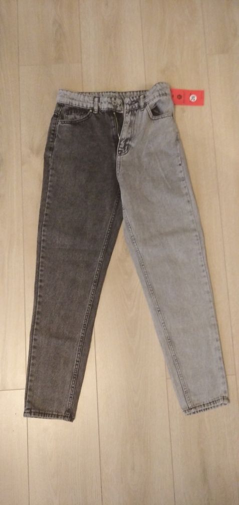 Штани джинсові для дівчинки розмір 26 сірі
