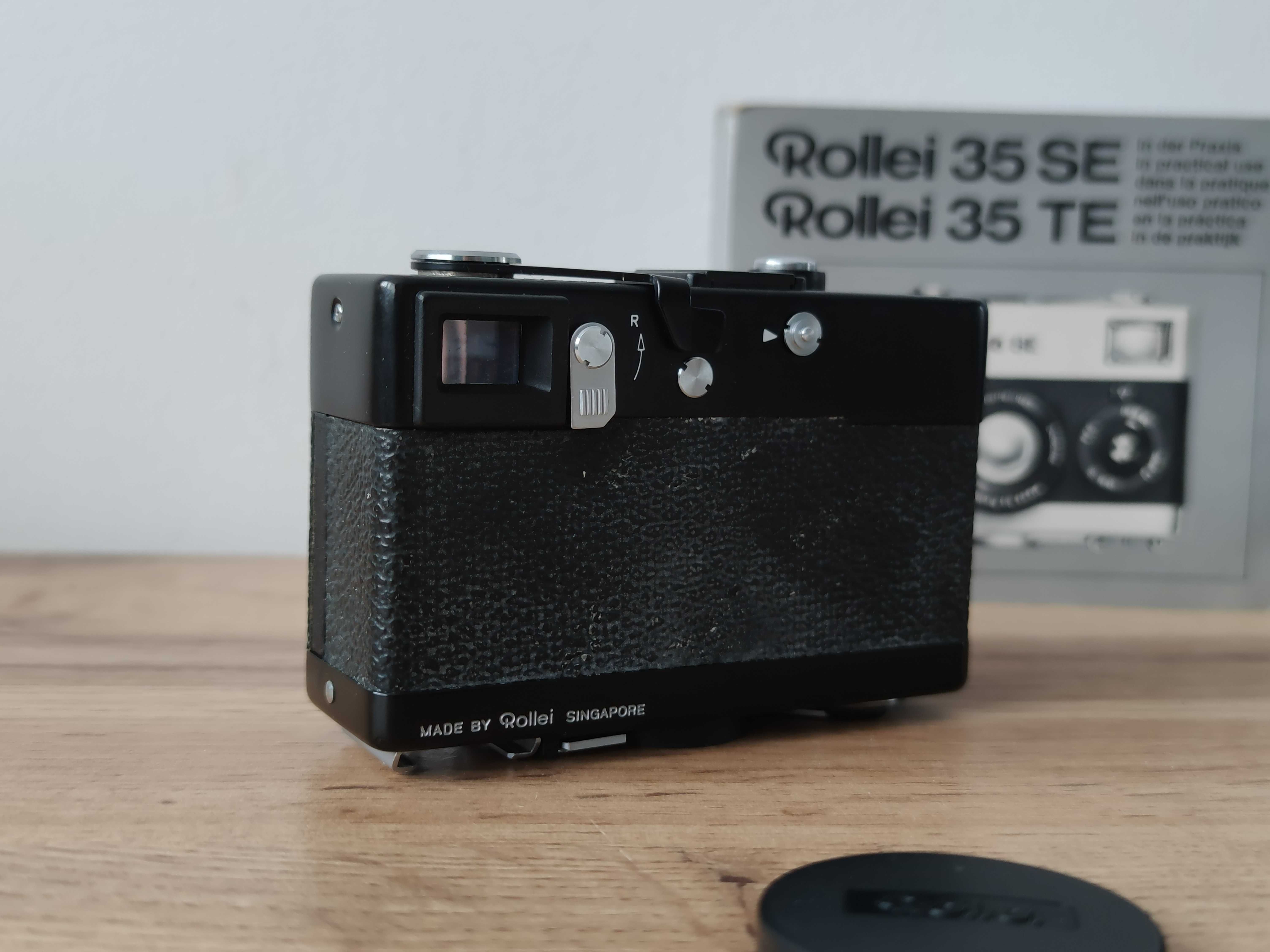 Rollei 35 SE + instrukcja + etui. Aparat analogowy w super stanie