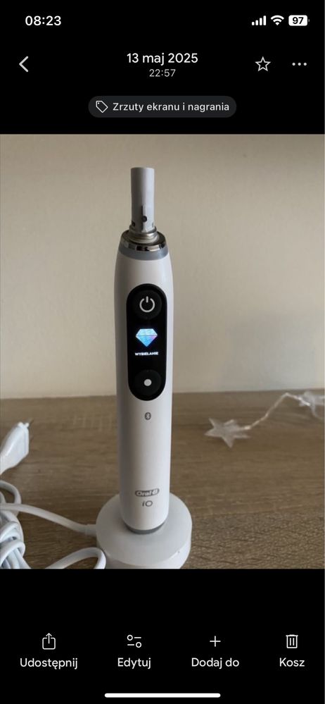 Szczoteczka OralB IO9 White