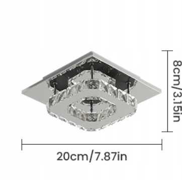 lampa sufitowa kryształowa