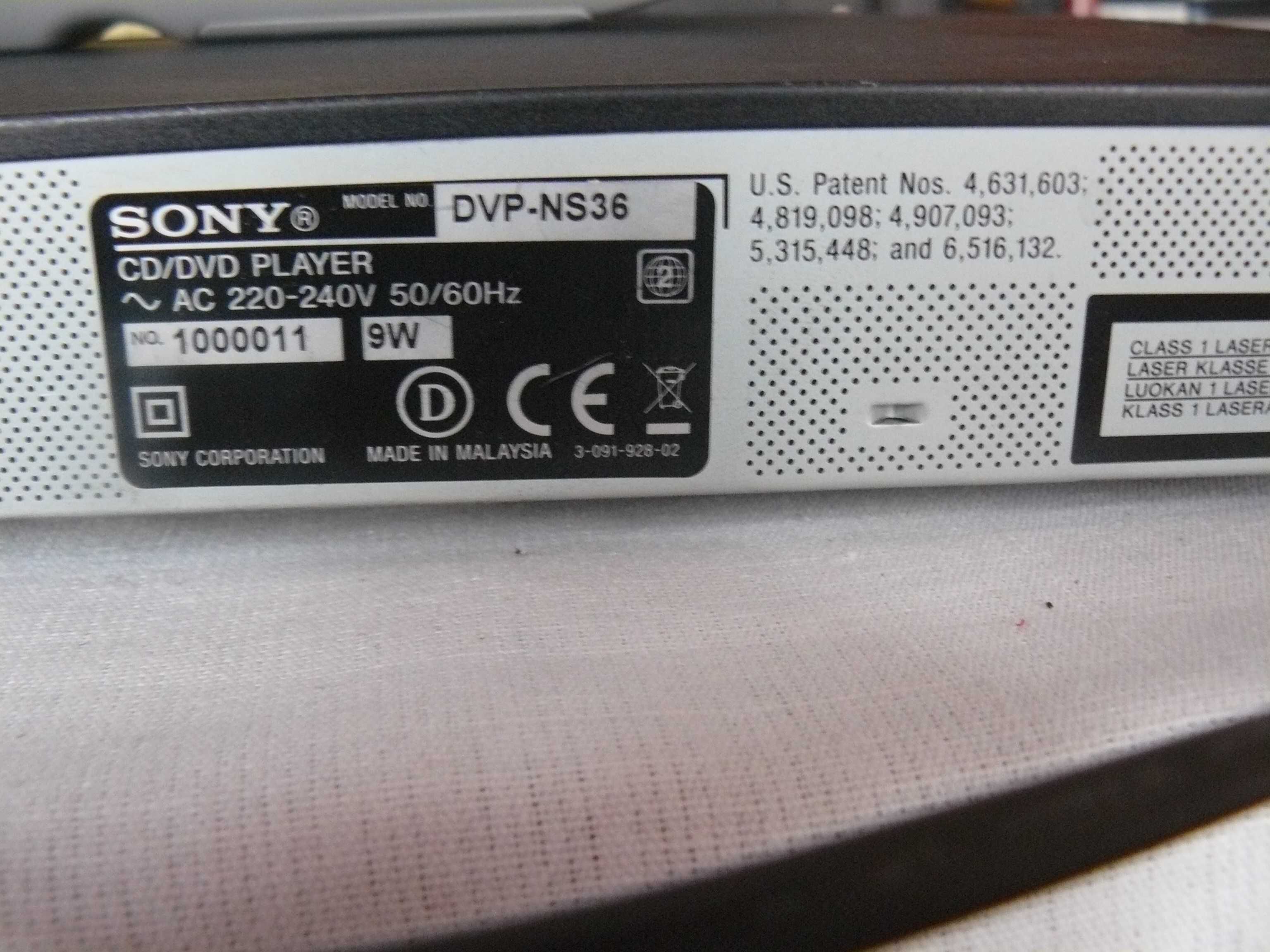 Dvd Sony pilot odtwarzacz