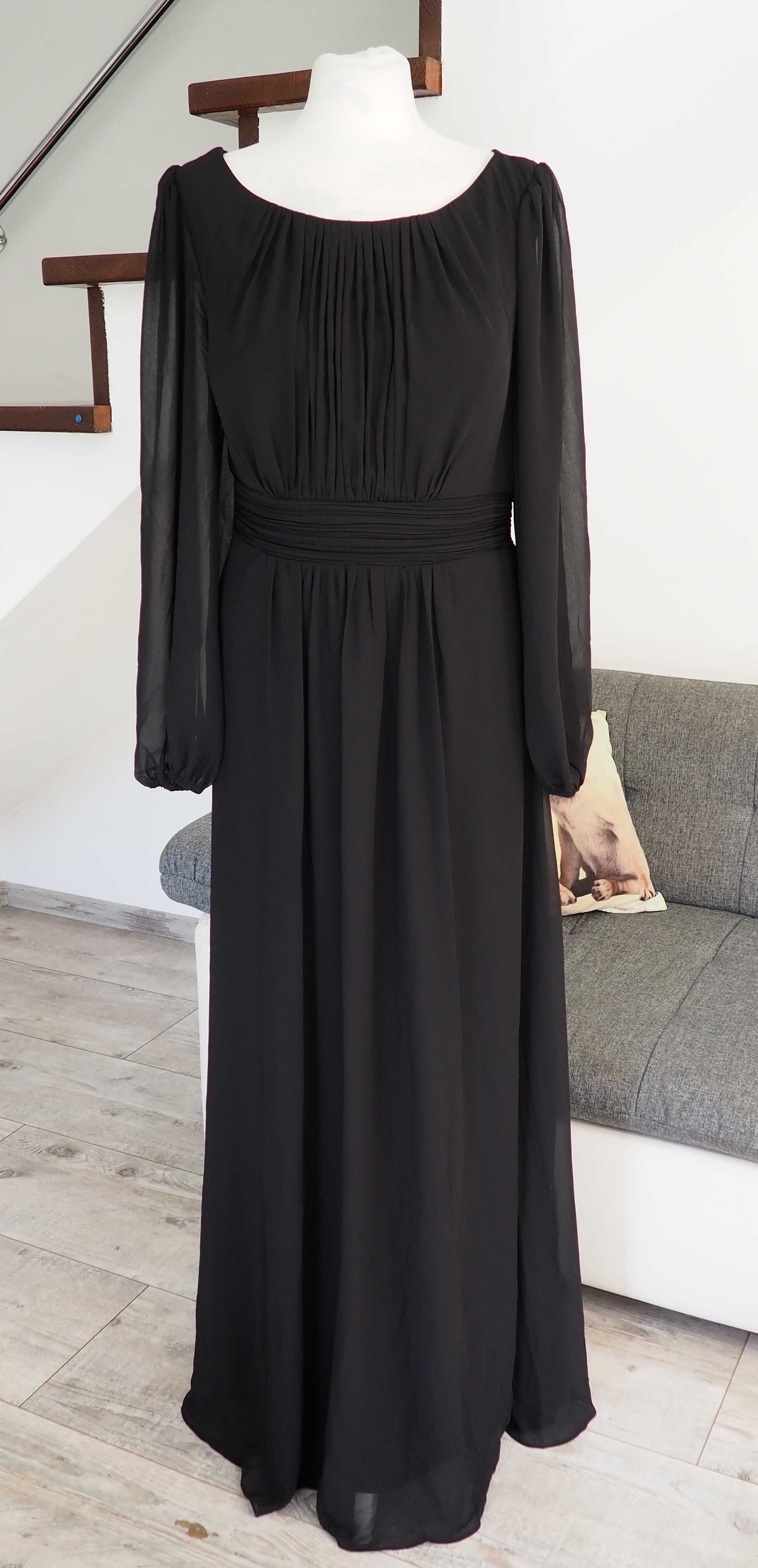 Ever Pretty_sukienka maxi czarna_rozmiar XL/XXL