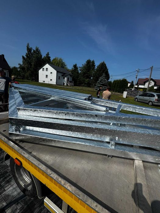 Garaż Na Gotowo Konstrukcja Płyty Warstwowe 5x7x4m 35m2 PRODUCENT