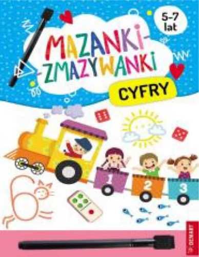 Mazanki - zmazywanki. Kolorowe cyfry. Ćwiczenia - Anna Borchard