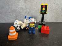 LEGO 5679 DUPLO motocykl policyjny policjant motor policja
