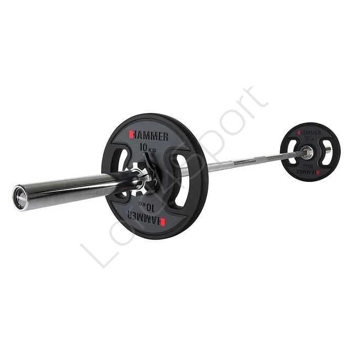 Gryf olimpijski HAMMER 220cm/50mm do 400 kg