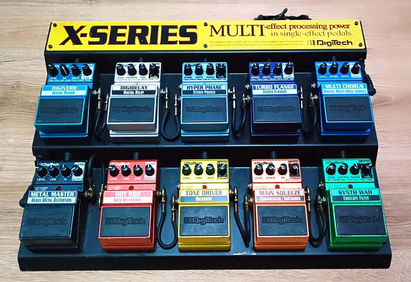 Digitech X series multi efekty zestaw pedalboard zasilacz