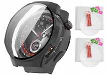2 X Szkło Hartowane 9H + Etui 2w1 do Huawei Watch GT 5 PRO 46MM