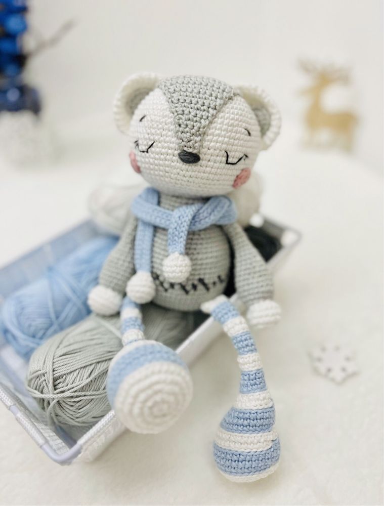 Urso polar em croche / amigurumi