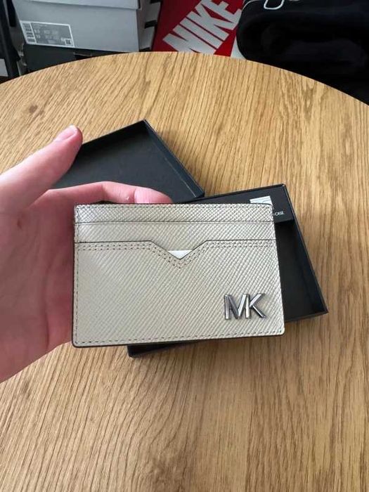 Portfel etui do kart Michael Kors Kremowy