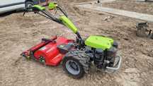 Glebogryzarka separacyjna ECO AGRINO SBS750 PRO z ciągnikiem Grillo