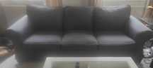Sofa trzyosobowa nierozkładana Ektorp plus pokrowiec Dekoria i ikea