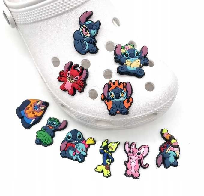 Piny Przypinki do butów Charms Crocks Lilo i Stitch 22 sztuki