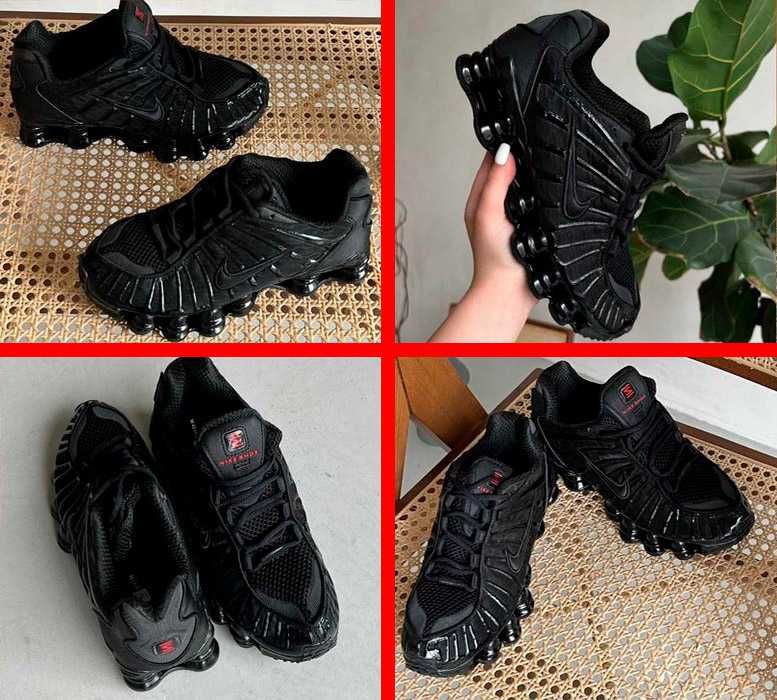 Кроссовки Nike Shox TL Black 36-46 найк Хит весны