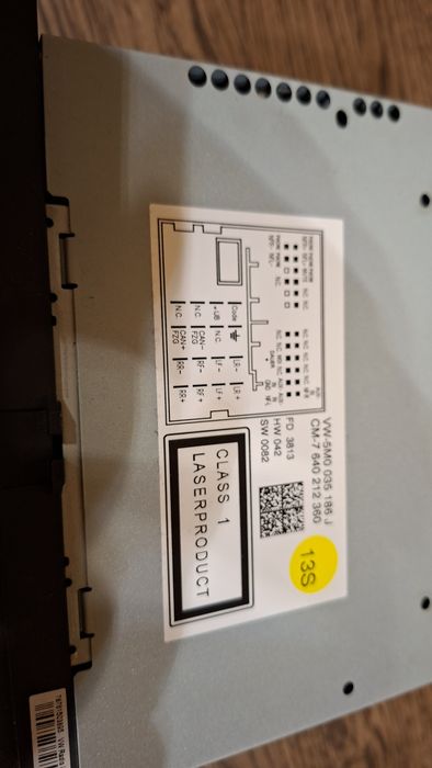 Автомагнітола Bosh 5M0 035 186 J, для авто WV