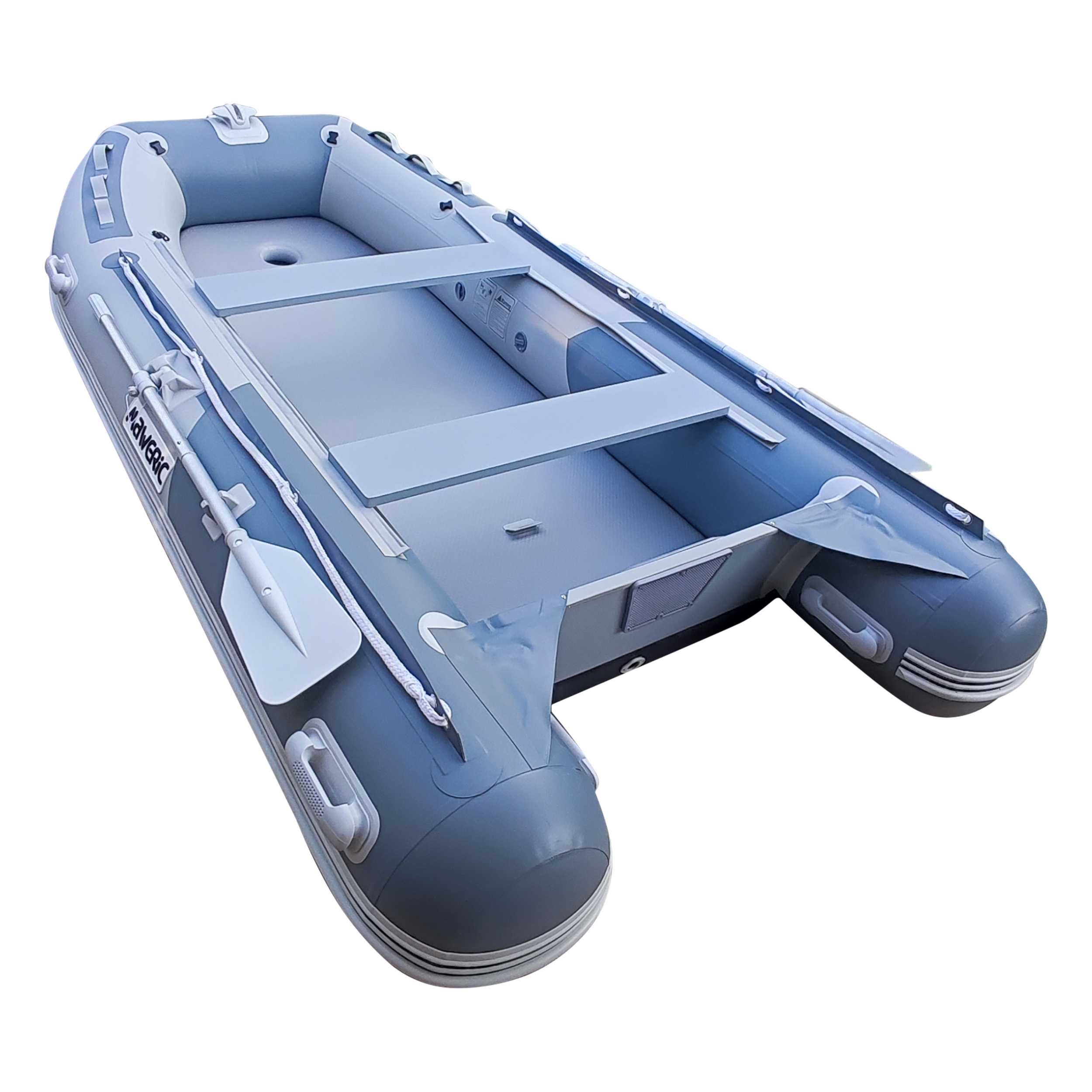 PONTON 330C MAWERIC podłoga aluminiowa 4 komory+kil+knaga+torba dziobo