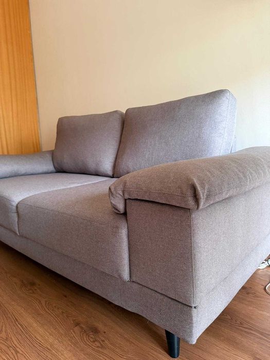 Sofá 3 lugares Sheldon BG - Cor Antracite