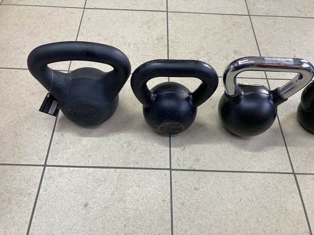 Kettlebell zeliwny 16 kg